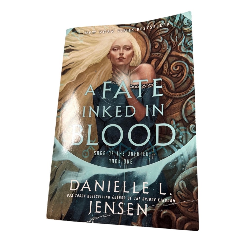 A Fate Inked in Blood Danielle L Jensen Saga of the Unfated Book One Paperback
